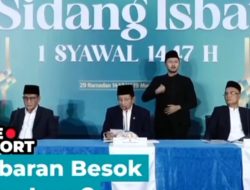 ‎Pemerintah Tetapkan 1 Syawal 1447 H Jatuh pada Sabtu, Hilal Tak Terlihat di Seluruh Indonesia