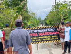 Warga Sambongrejo Blokade Jalan Rusak, Kontraktor Proyek IJD Didesak Segera Bertanggung Jawab
