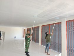 Sinergi Babinsa dan Warga Blora, Pembangunan Koperasi Merah Putih Makin Cepat