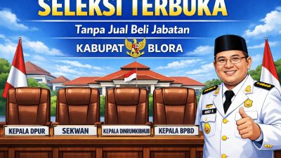 Seleksi Empat Kursi Kepala Dinas Dibuka, Bupati Blora Tegaskan Tak Ada Jual Beli Jabatan