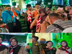 Puluhan Relawan Pramuka Peduli Blora Siaga Semalam Suntuk, Kawal Pemberangkatan Jemaah Haji Tanpa Henti